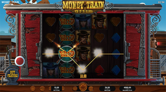 moneytrain casino slot base game win