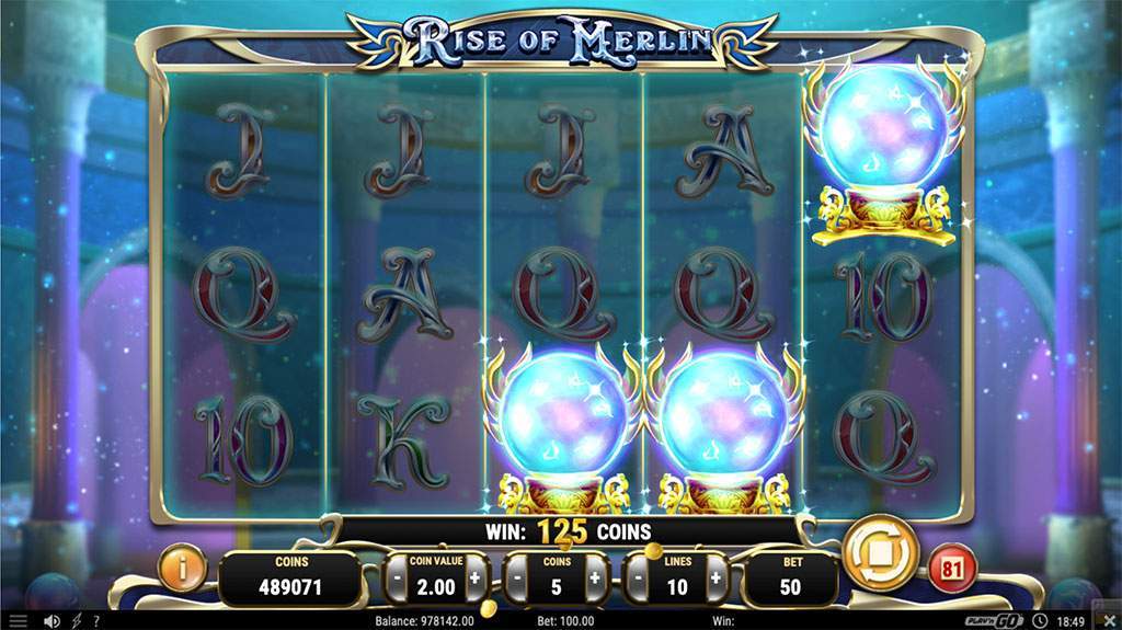 rise of merlin bonus game