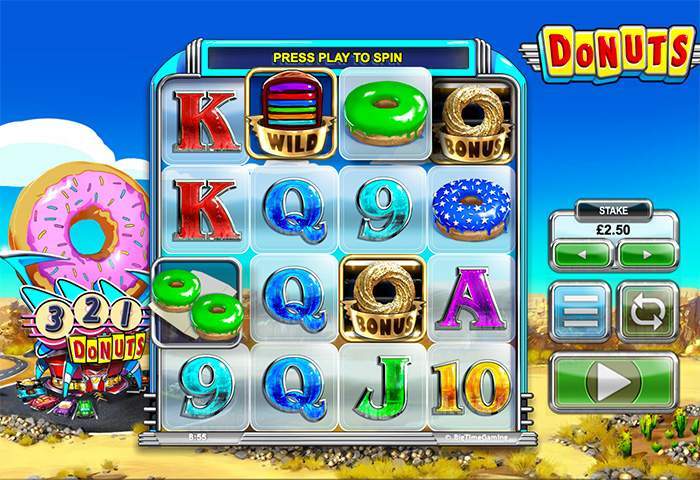 donuts casino slot base game